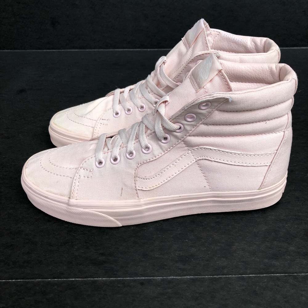 Women's Vans Sk8 Hi Pink High Top Shoes Size 10 - Picture 4 of 8